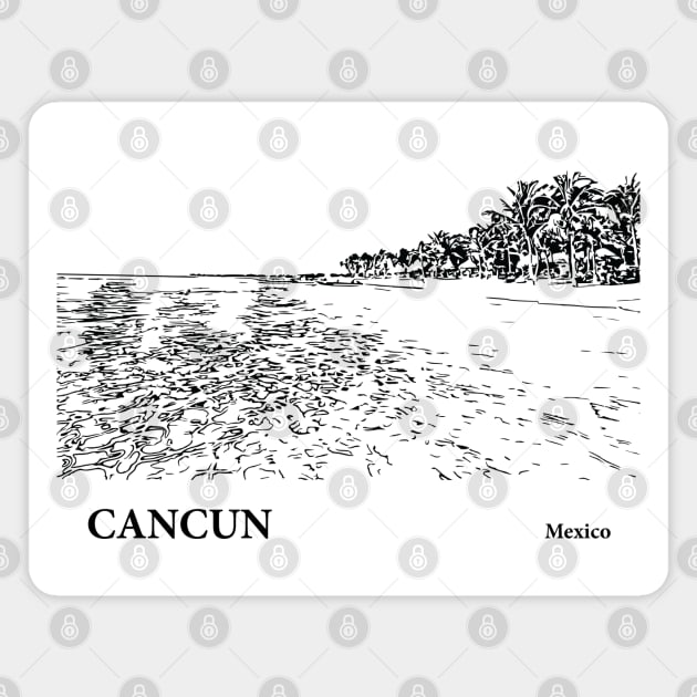 Cancun Mexico Magnet by Lakeric
